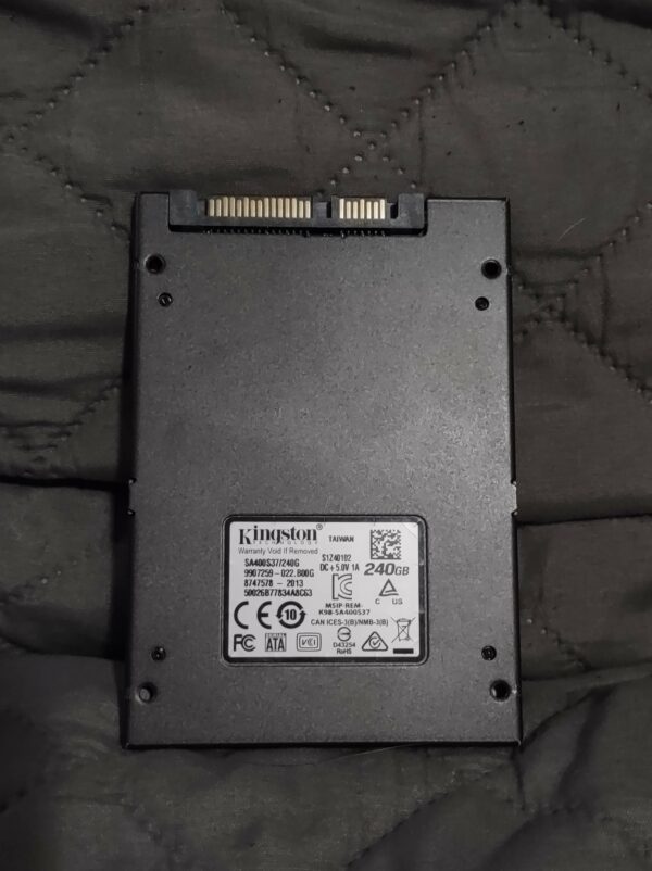 240GB Kingston SSD Drive